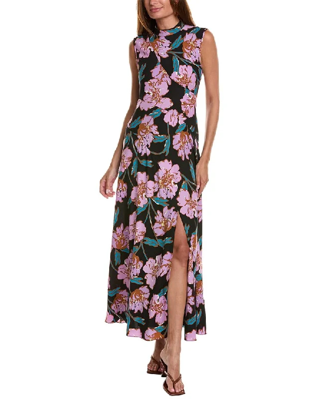 Diane von Furstenberg Edie Maxi Dress Comfortable Ruffle Maxi Dress