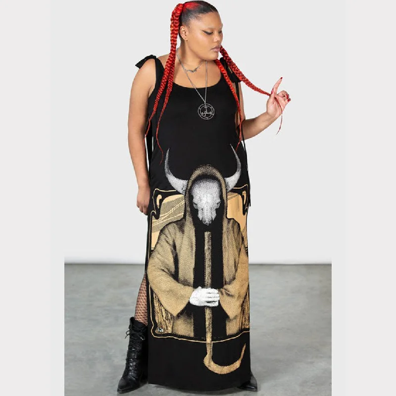 Dismay Maxi Dress [PLUS] Fashionable Asymmetrical Maxi Dress