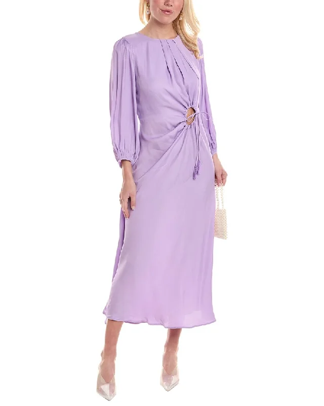 FARM Rio Cutout Maxi Dress Elegant Maxi Dress with Belt