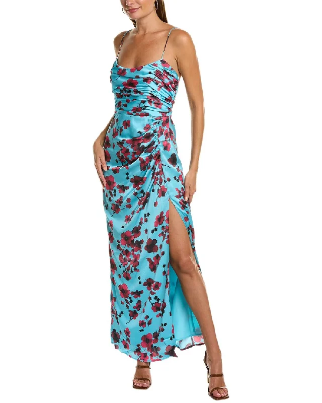 Hutch Luxe Maxi Dress Chic Off-Shoulder Maxi Dress
