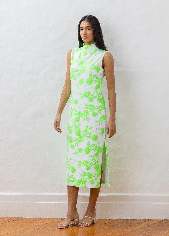 Lauren Maxi Dress in RepreveÂ Jersey Comfortable Long-Sleeve Maxi Dress