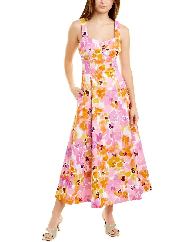 Nicholas Kiki Maxi Dress Cozy Open-Back Maxi Dress