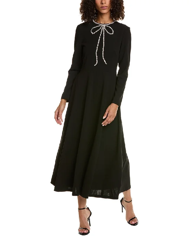 o.p.t. Bow Maxi Dress Cozy Knitted Maxi Dress