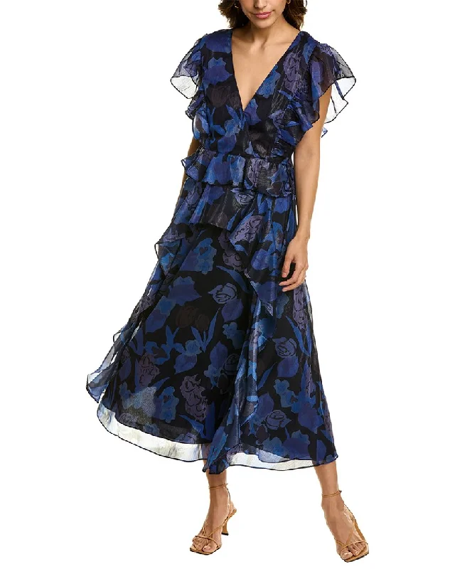 Ted Baker Vertey Maxi Dress Elegant Pleated Maxi Dress