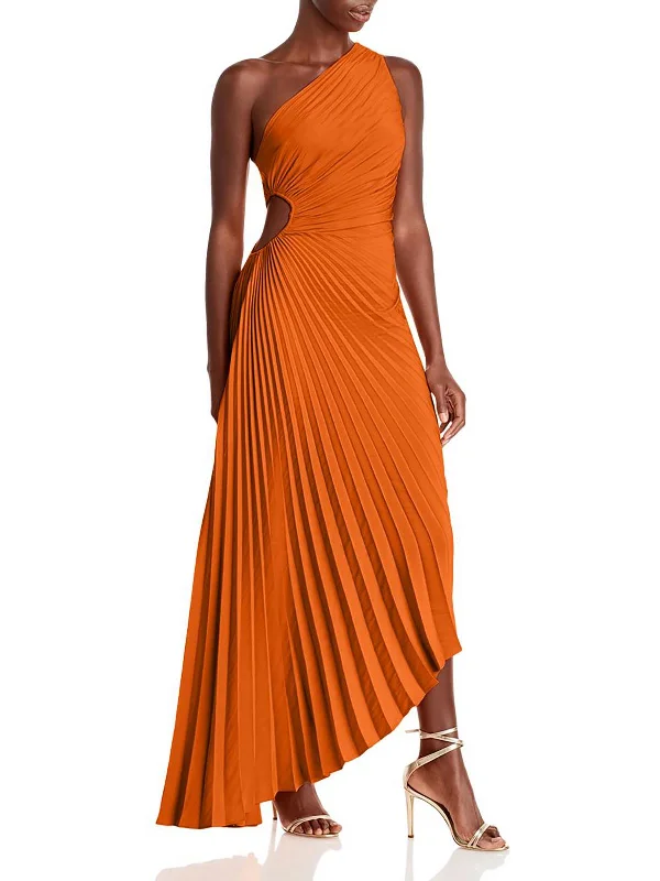 Womens Cut-Out Long Maxi Dress Trendy V-Neck Maxi Dress