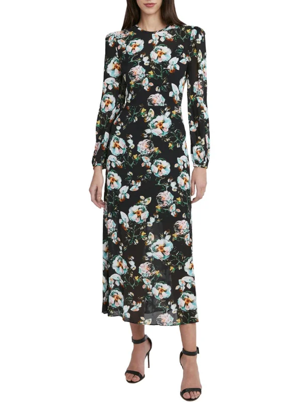 Womens Floral Long Maxi Dress Cozy Spaghetti Strap Maxi Dress
