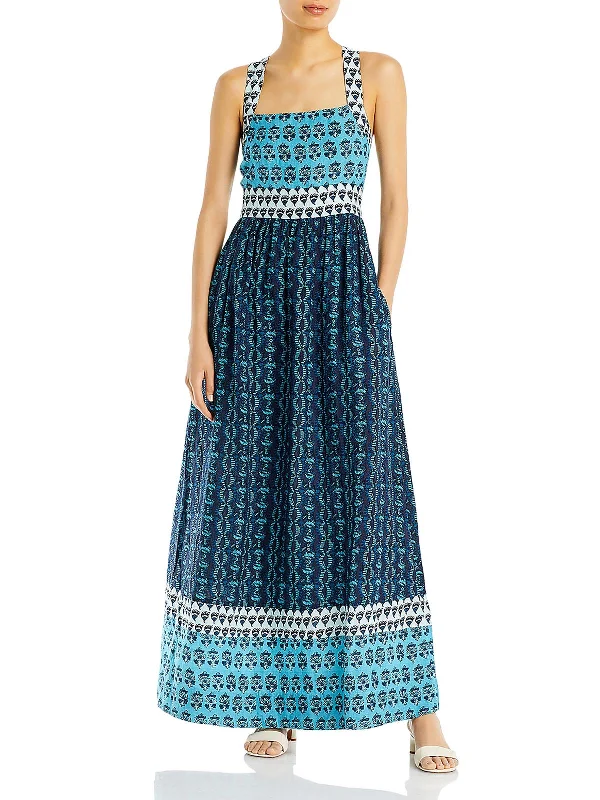 Womens Linen Long Maxi Dress Chic Summer Maxi Dress