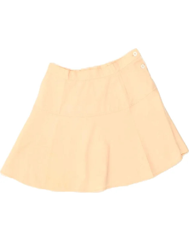 AUSTRALIAN L'ALPINA Womens Mini Skirt IT 42 Medium W25  Yellow midi skirt versatile