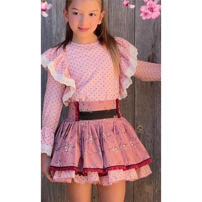 Martina Skirt Set ribbed skirt waist