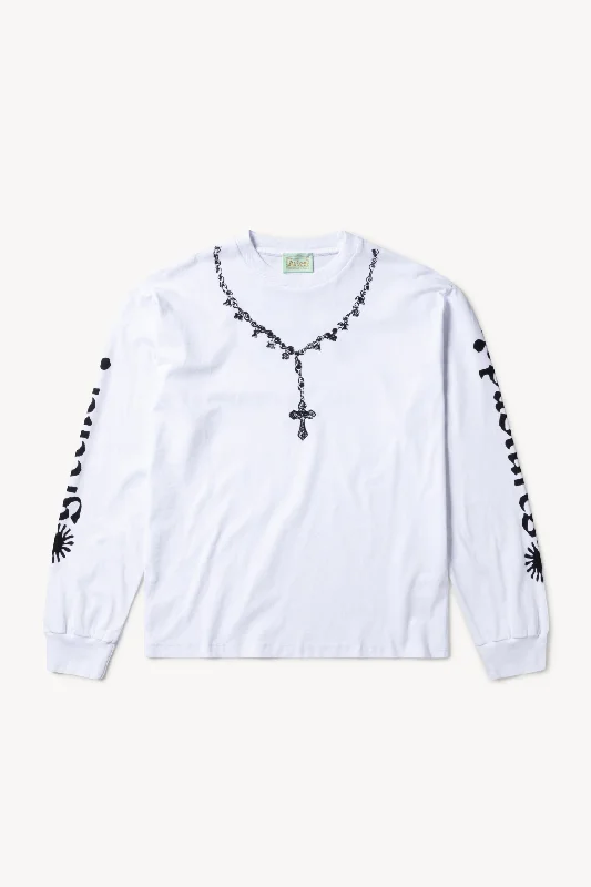 Rosary LS Tee Chenille Blend Fleece Blend Nylon Blend