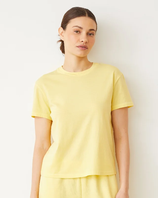 Basic Crew Neck Tee Satin Fabric Silk Fabric Chiffon Fabric