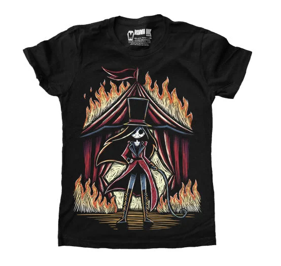 Burn It All Down Women Tshirt Casual Short Sleeve Top