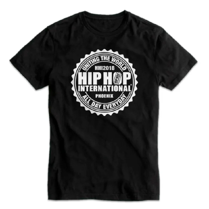 Commemorative HHI2018 Unisex Tshirt Elegant Off-Shoulder Short Shirt