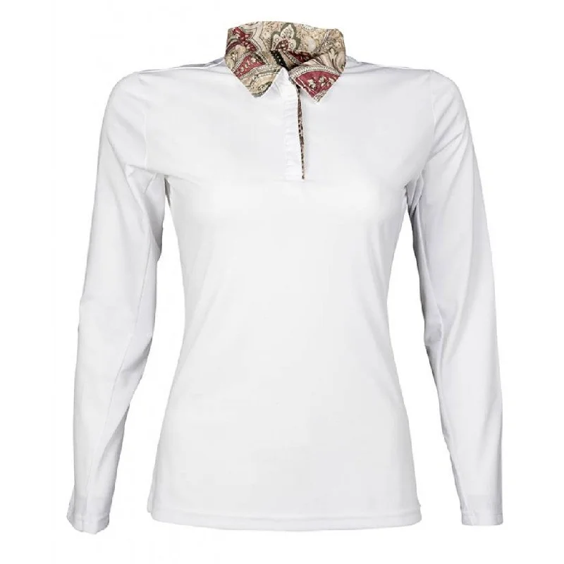 Competition Shirt Siena Mesh Insert with Stock Stylish Striped Short Sleeve