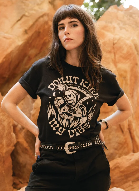 Donut Kill My Vibe Tee Nylon Fabric Polyester Fabric Spandex Fabric