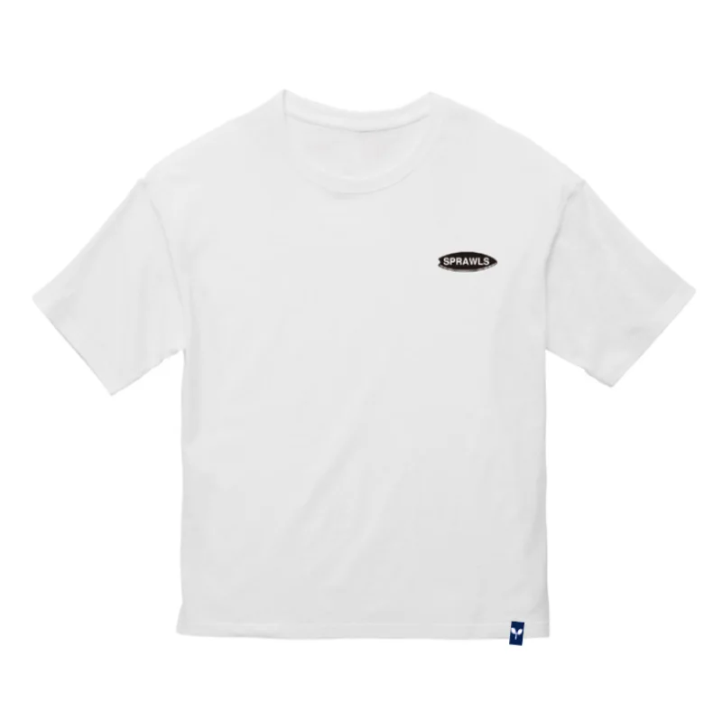 Embroidary Bord Tee 5.6oz SSL-425 Ribbed T-Shirt High Neck Heavyweight