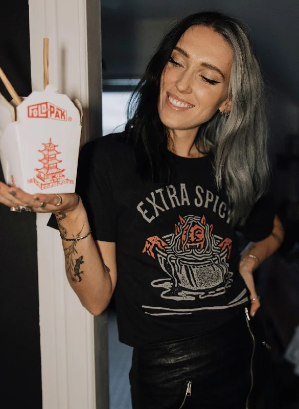 Extra Spicy Tee Polka Dot Checkered Tartan