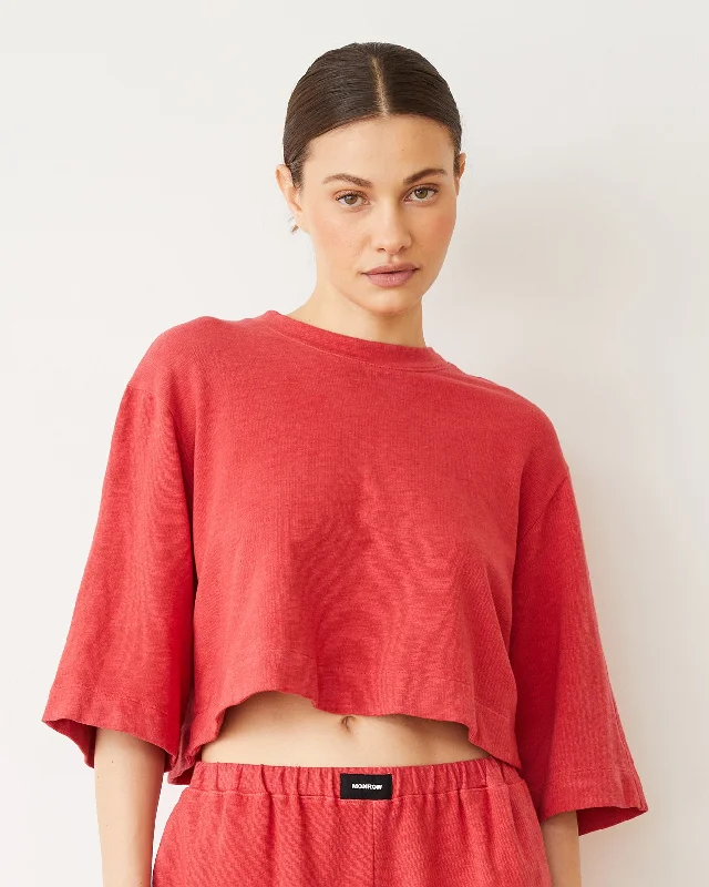 French Terry Oversized Tee Layered Multi-layer Single Layer