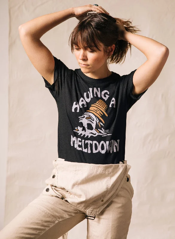Having a Meltdown Tee Satin Fabric Silk Fabric Chiffon Fabric