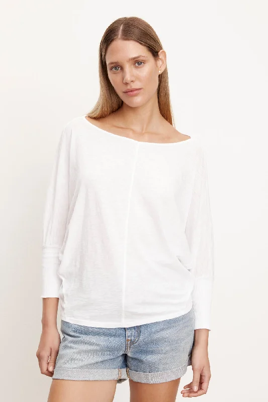 JOSS DOLMAN SLEEVE TEE Collared Crew Neck Turtle Neck