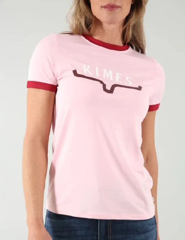 Kimes Fast Kimes Ladies Tech T Shirt - Black Friday Sale Classic Solid Short Shirt