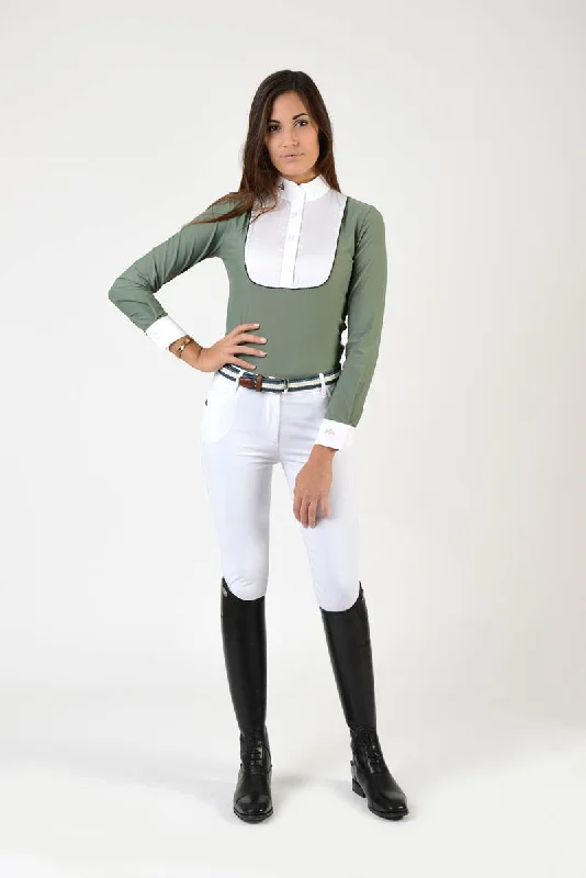 Women´s Long Sleeve Show Shirt Angel Soft Cotton Short Tee