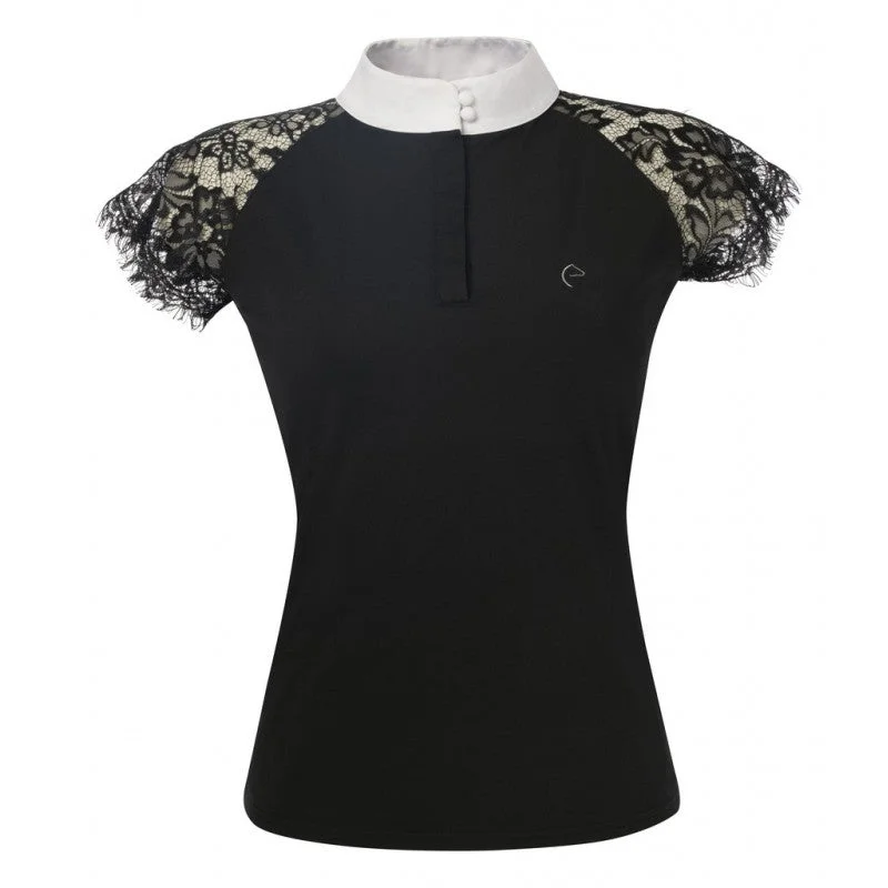 Women´s Show Polo Shirt Hong Kong Cozy Knit Short Sleeve Top