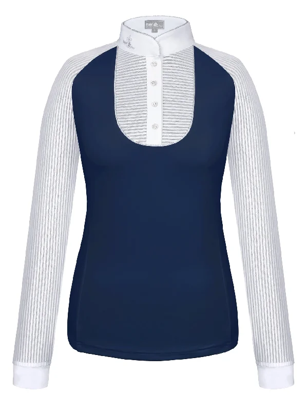 Long Sleeve Competition Shirt Justine Airy Fashionable Short Sleeve Shirt