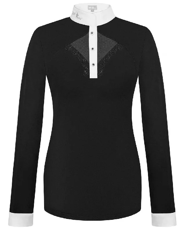 Long Sleeve Competition Shirt Cathrine Classic Denim Short Sleeve