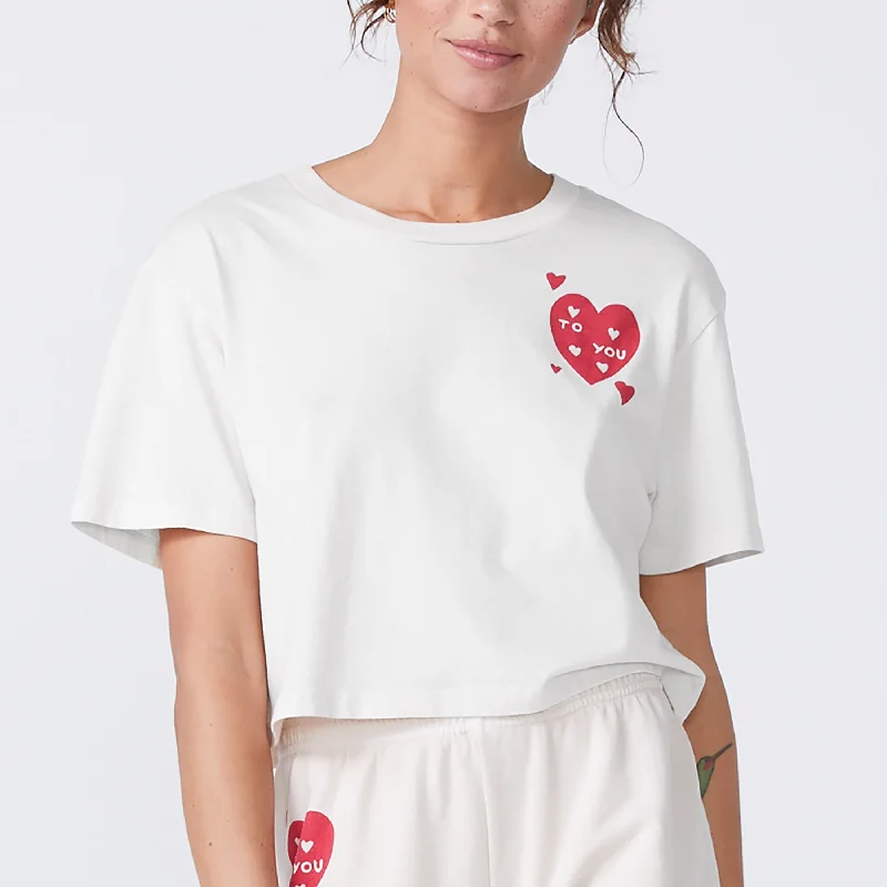 Love Letter 50's Tee Ribbed T-Shirt High Neck Heavyweight