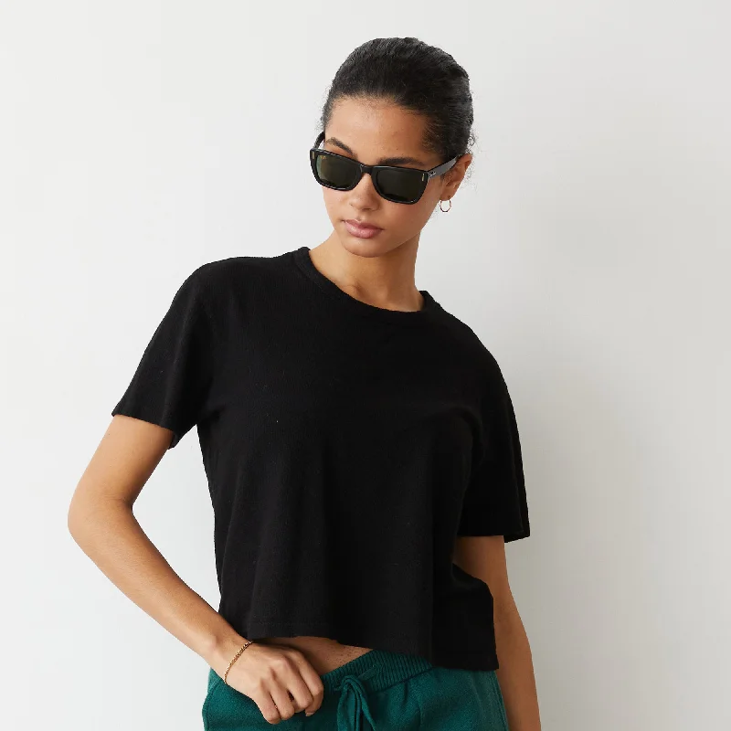Mesh Athletic Tee Asymmetrical Pockets Print