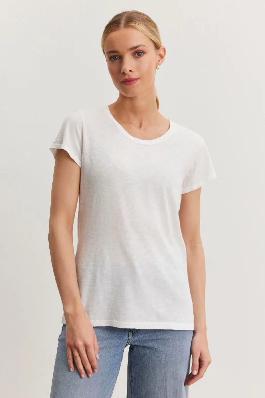 ODELIA TEE Zippered Front Buttoned Front Snap Front