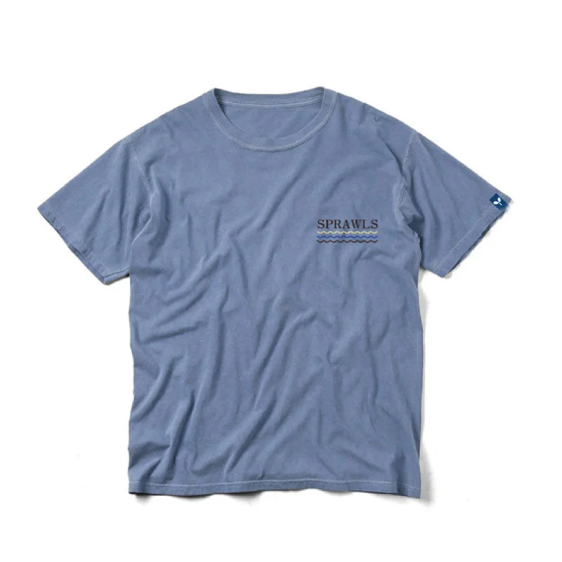 One Point Logo Dye Tee 6.1oz SSL-374 Anti-Shrink Durable Soft