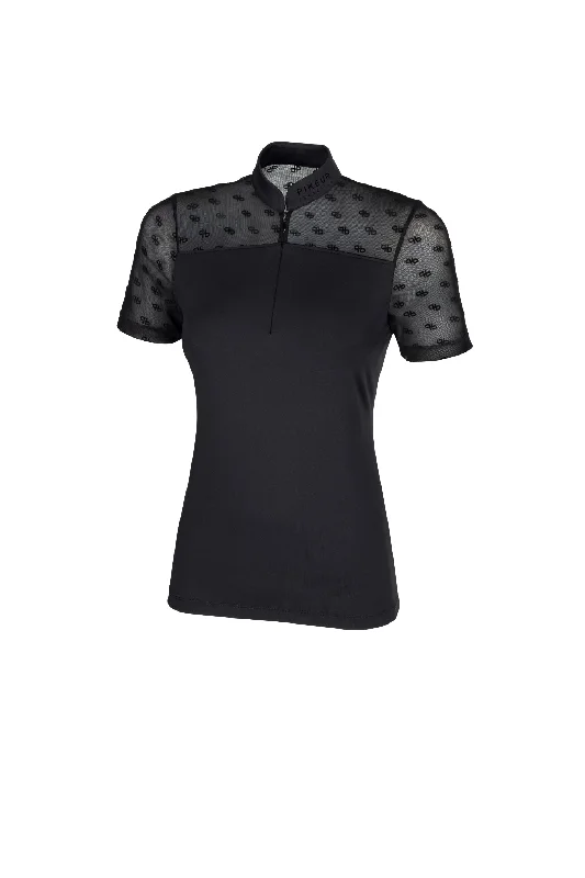Pikeur Juju Ladies Zip-Shirt 5213 Stylish Split-Hem Short Shirt