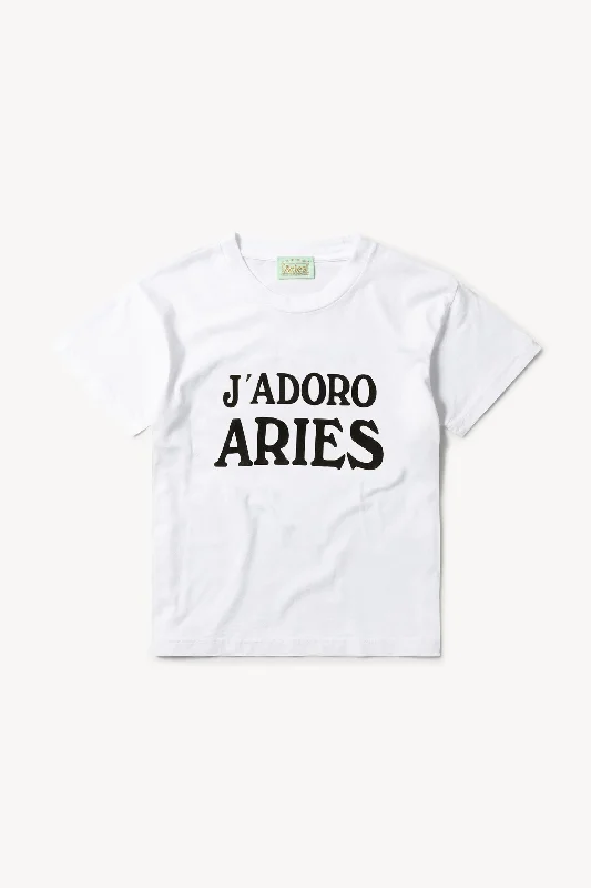 J'Adoro Aries SS Tee Chenille Blend Fleece Blend Nylon Blend