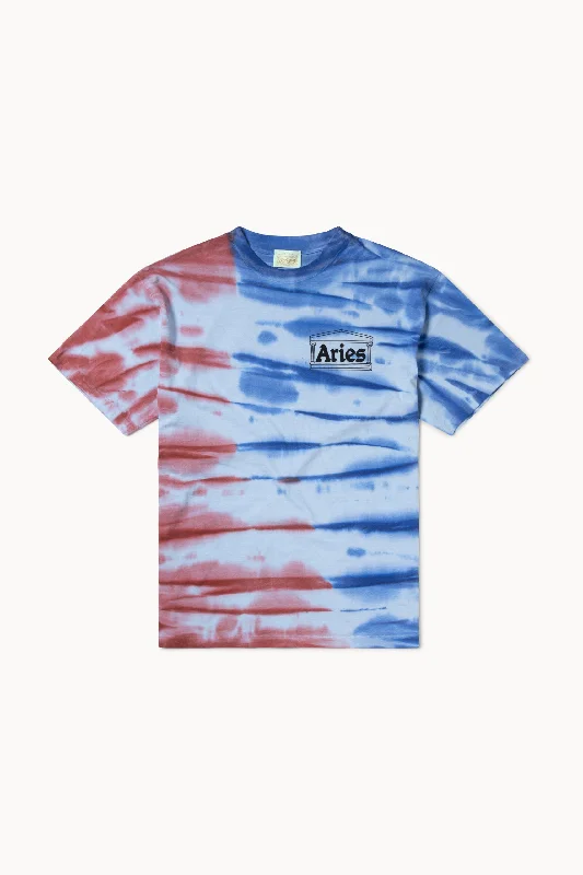 Stoned Temple Tie Dye SS Tee Mesh Fabric Canvas Fabric Denim Fabric