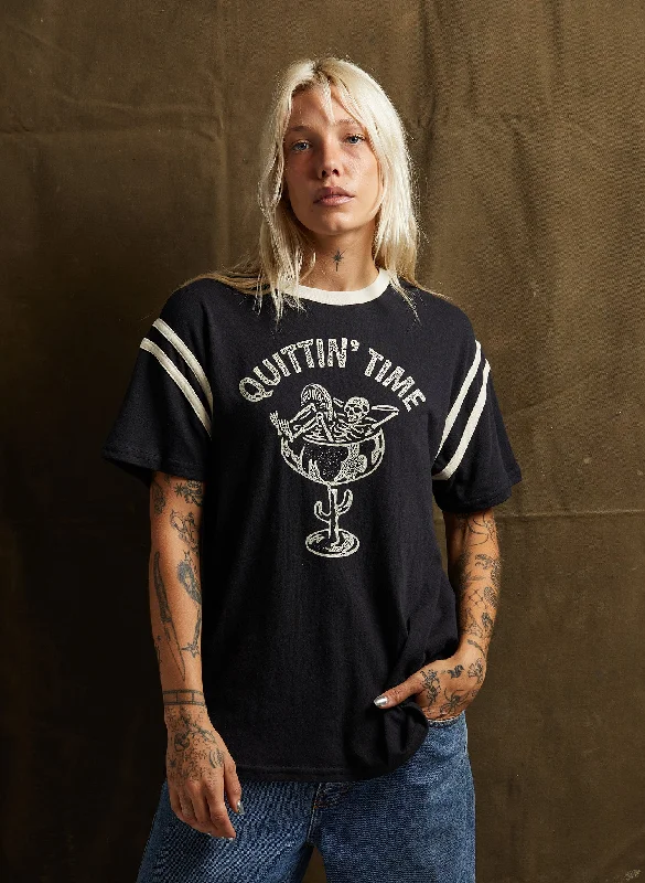 Quittin' Time Tee Mesh Blend Leather Blend Suede Blend