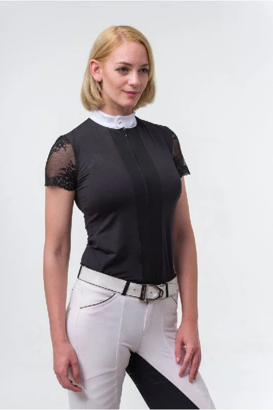 Riding Show Shirt Angel Cozy Linen Short Shirt