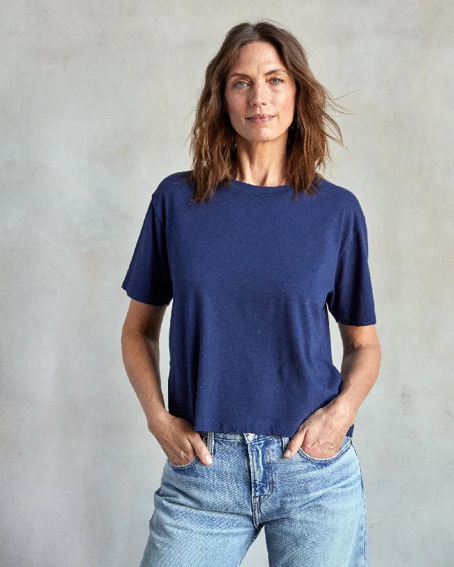Saltwater Slub Tee Spandex Blend Rayon Blend Denim Blend