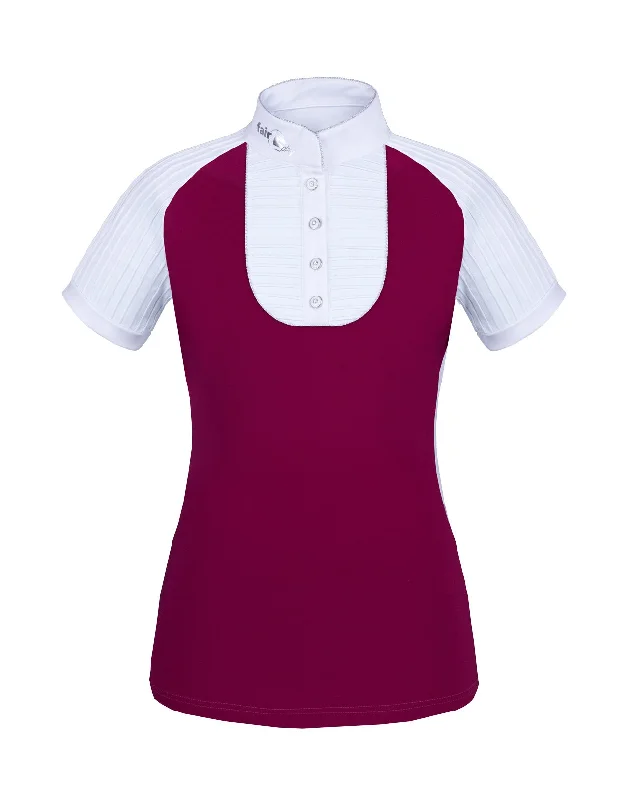 Short Sleeve Competition Shirt Justine Trendy Short Sleeve Blouse