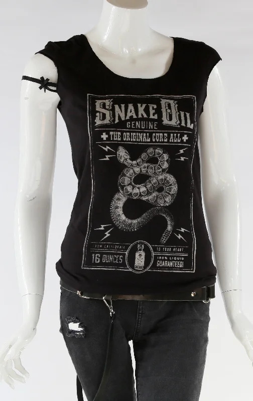 Snake Oil Women's Tee Fleece Nylon Spandex