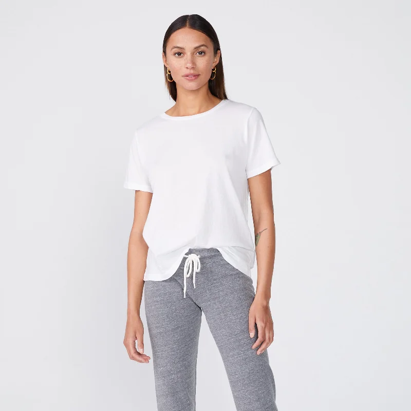 Super Fine Jersey Oversized Crew Neck Tee Graphic T-Shirt Round Neck Polyester
