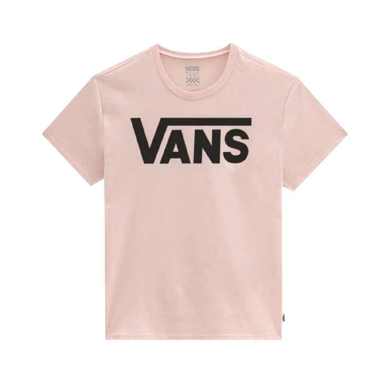 WM Flying V Crew Tee - Peach Whip Chenille Brocade Lace