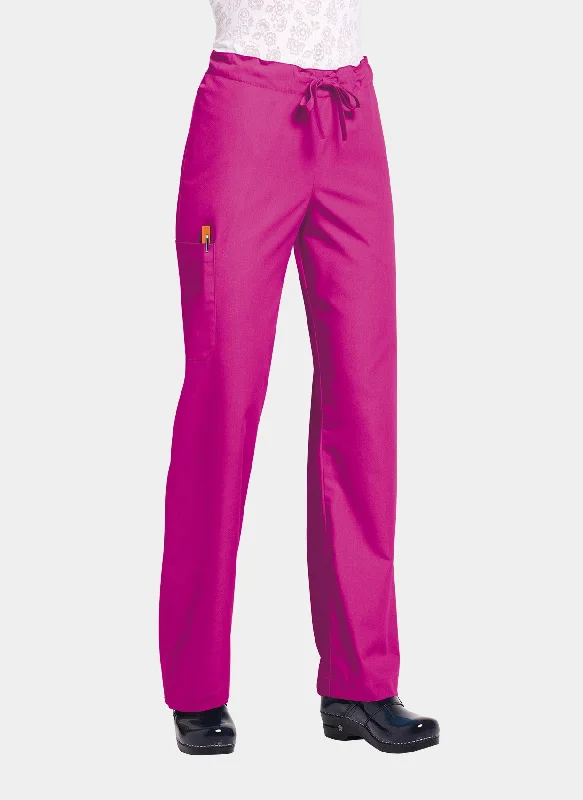 Orange Standard Unisex Huntington Scrub Trousers - Fierce Fuchsia Trousers versatile all-occasion