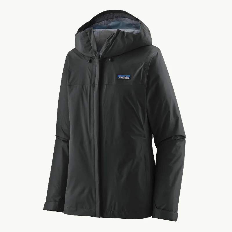 Women’s Torrentshell 3L Jacket - Black Welt Pockets Slit Pockets Flap Pockets