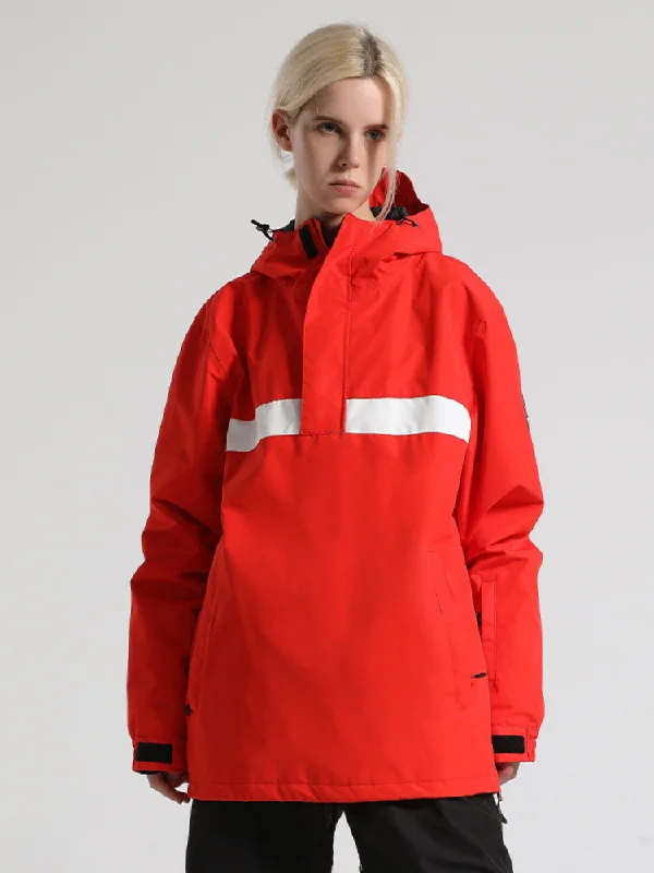 Gsou Snow Anorak Snow Jacket - Women's Anorak Shell Jacket Lightweight Jacket
