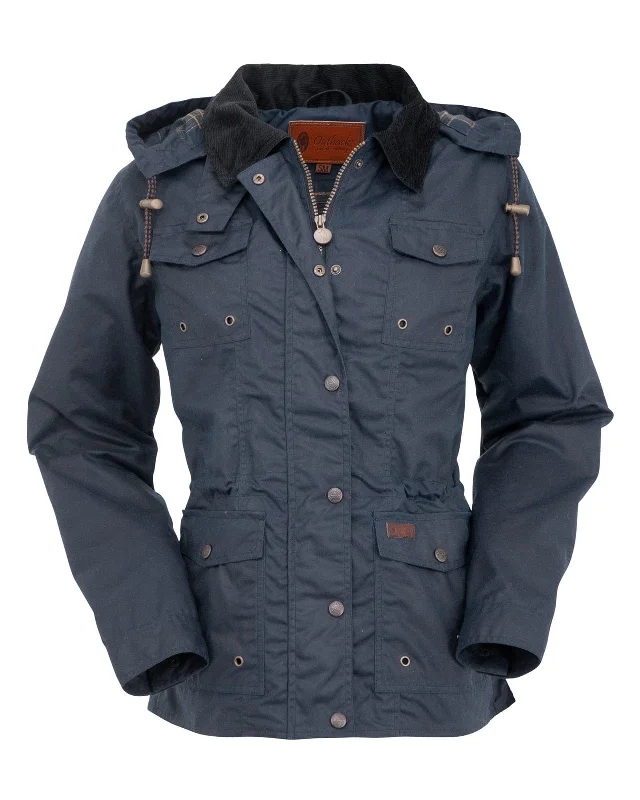 Jill-A-Roo Oilskin Jacket - Navy