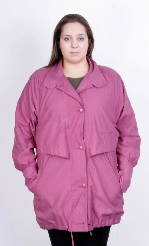 Joulie Collection Womens L Jacket Coat Raspberry Vintage 90s Notch Collar Jacket Peter Pan Collar Jacket Cowl Neck Jacket Joulie Collection Womens L Jacket Coat Raspberry Vintage 90s Notch Collar Jacket Peter Pan Collar Jacket Cowl Neck Jacket