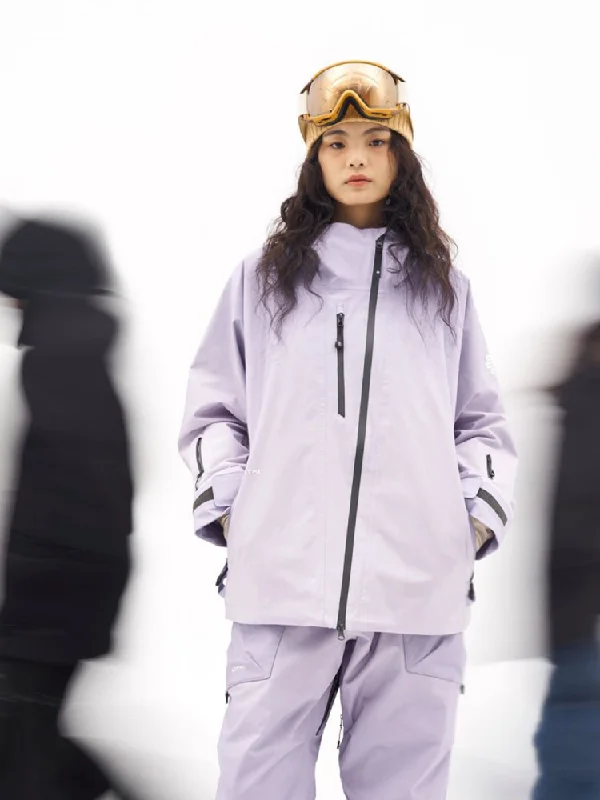 LITAN Snowdrift Gradient Shell Jacket - Women's Knit Fabric Woven Fabric Fleece Fabric