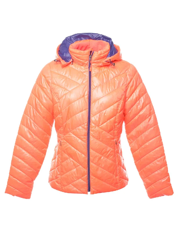 Tek Gear Coral Puffer Jacket - M Belted Jacket Elasticated Jacket Padded Jacket
